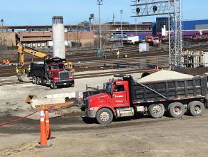  construction equipment used at Greenline extension - J.F.White