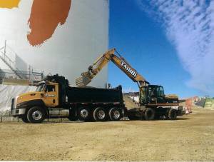  construction equipment used at Nat'l Grid Plant - kiewit