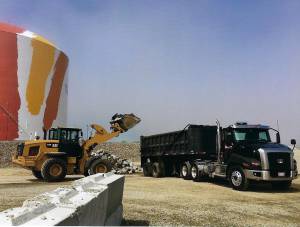  construction equipment used at Nat'l Grid Plant for Kiewit (2)