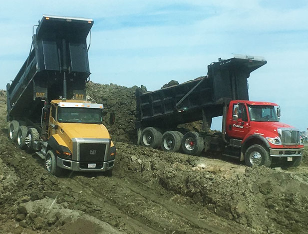 Dump trucks for rent